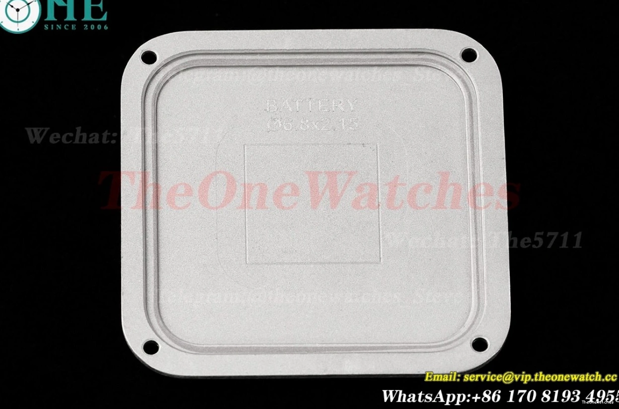 LE AF Dumont RG Silver Dial Brown Santos Quartz 1203